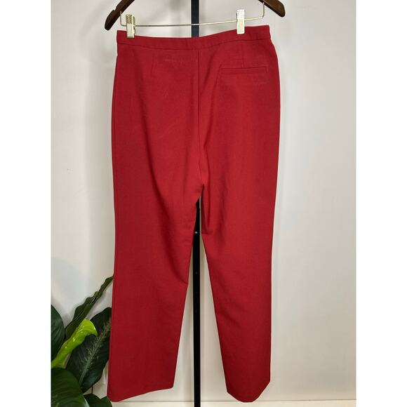 New York & Co Red City Stretch Dress Pant-Size 8 - Picture 2 of 4